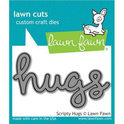 Lawn Fawn Lawn Cuts Dies - Scripty Hugs